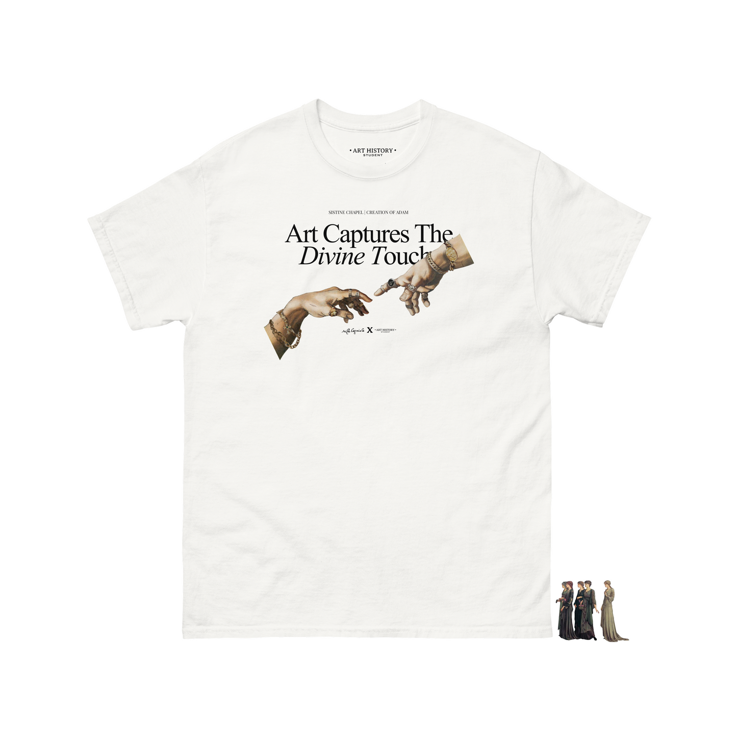 Michelangelo's "The Creation of Adam" Classic Short-Sleeve T-Shirt