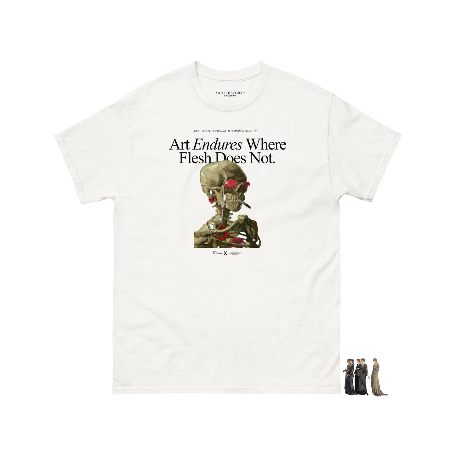 Vincent Van Gogh's "Skull of a Skeleton" Classic Short-Sleeve T-Shirt