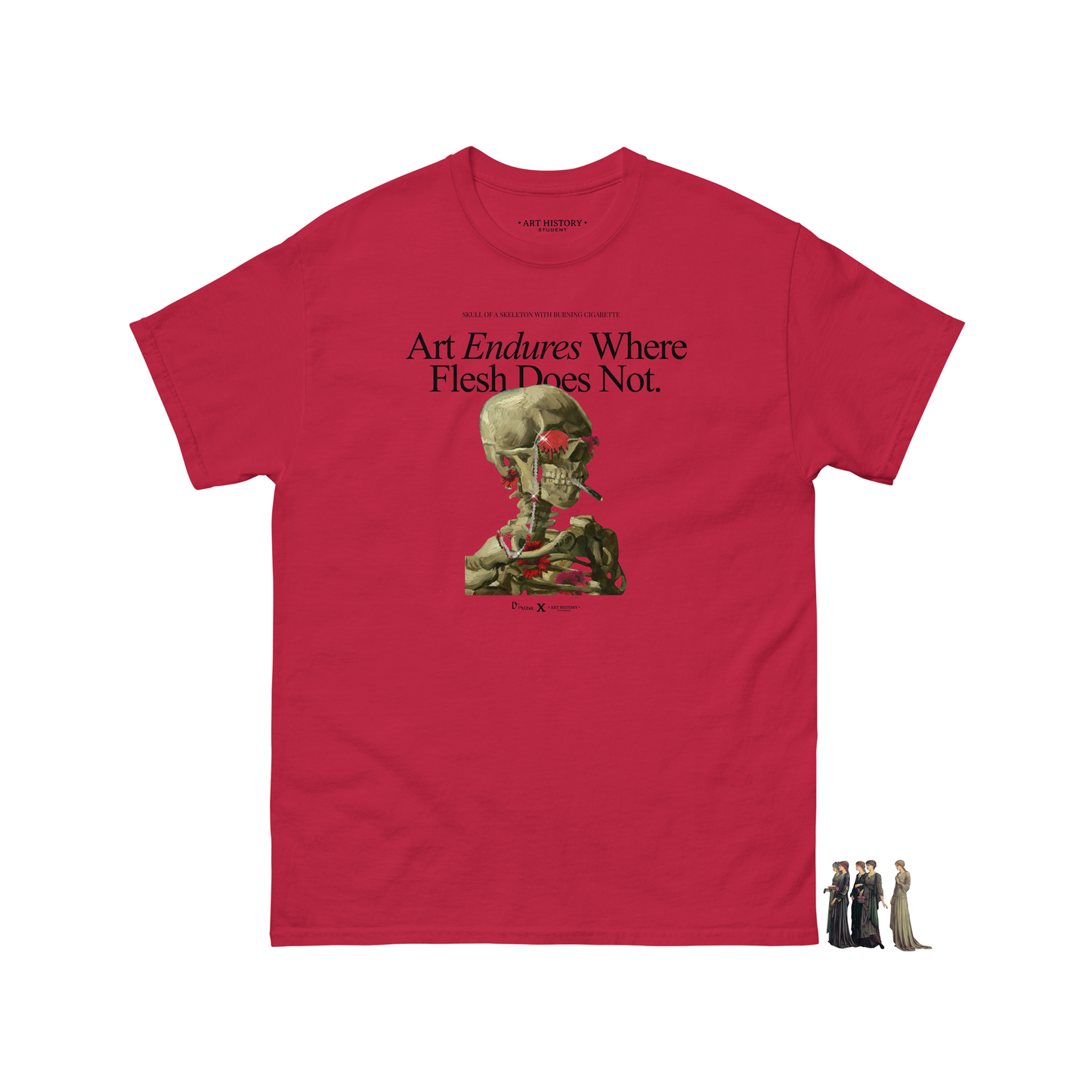 Vincent Van Gogh's "Skull of a Skeleton" Classic Short-Sleeve T-Shirt