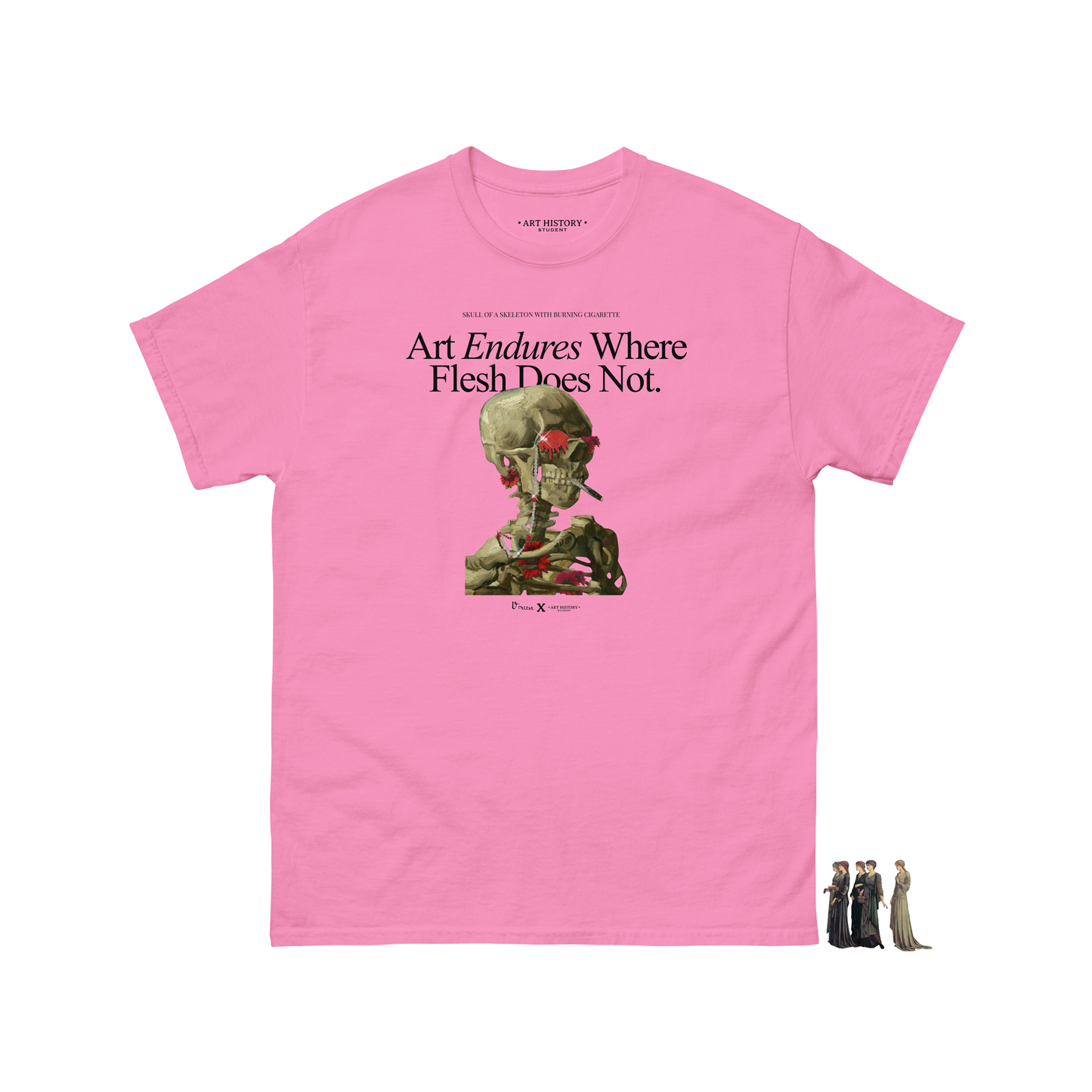 Vincent Van Gogh's "Skull of a Skeleton" Classic Short-Sleeve T-Shirt