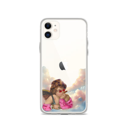 A Cute Cherub by Raphael x Art History Student Clear iPhone Case