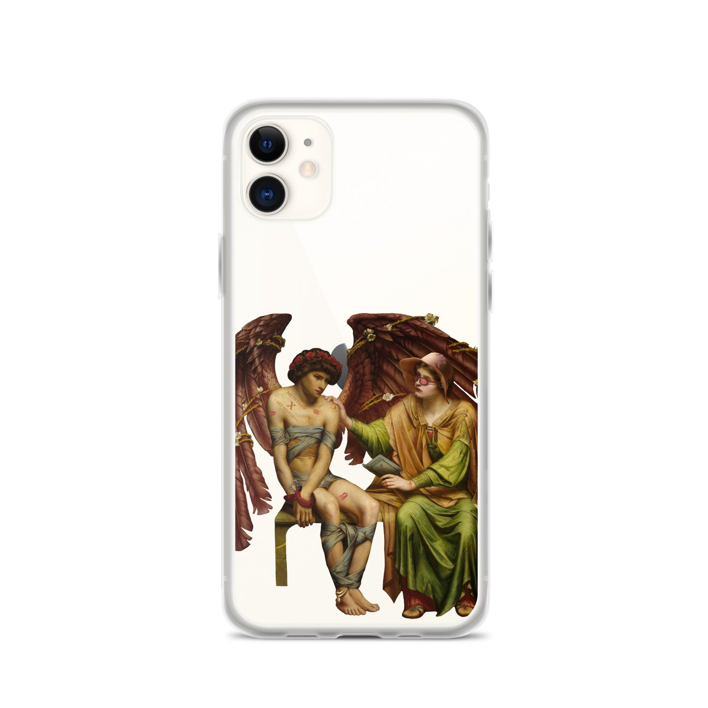 Hope Comforting Love in Bondage by Sidney Harold Meteyard x Art History Student Clear iPhone® Case