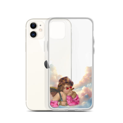 A Cute Cherub by Raphael x Art History Student Clear iPhone Case