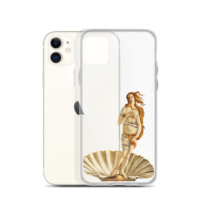 Birth of Venus by Botticelli x Art History Student Clear iPhone® Case