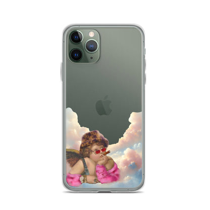 A Cute Cherub by Raphael x Art History Student Clear iPhone Case