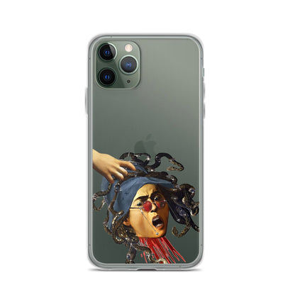 Medusa by Caravaggio x Art History Student Clear iPhone® Case