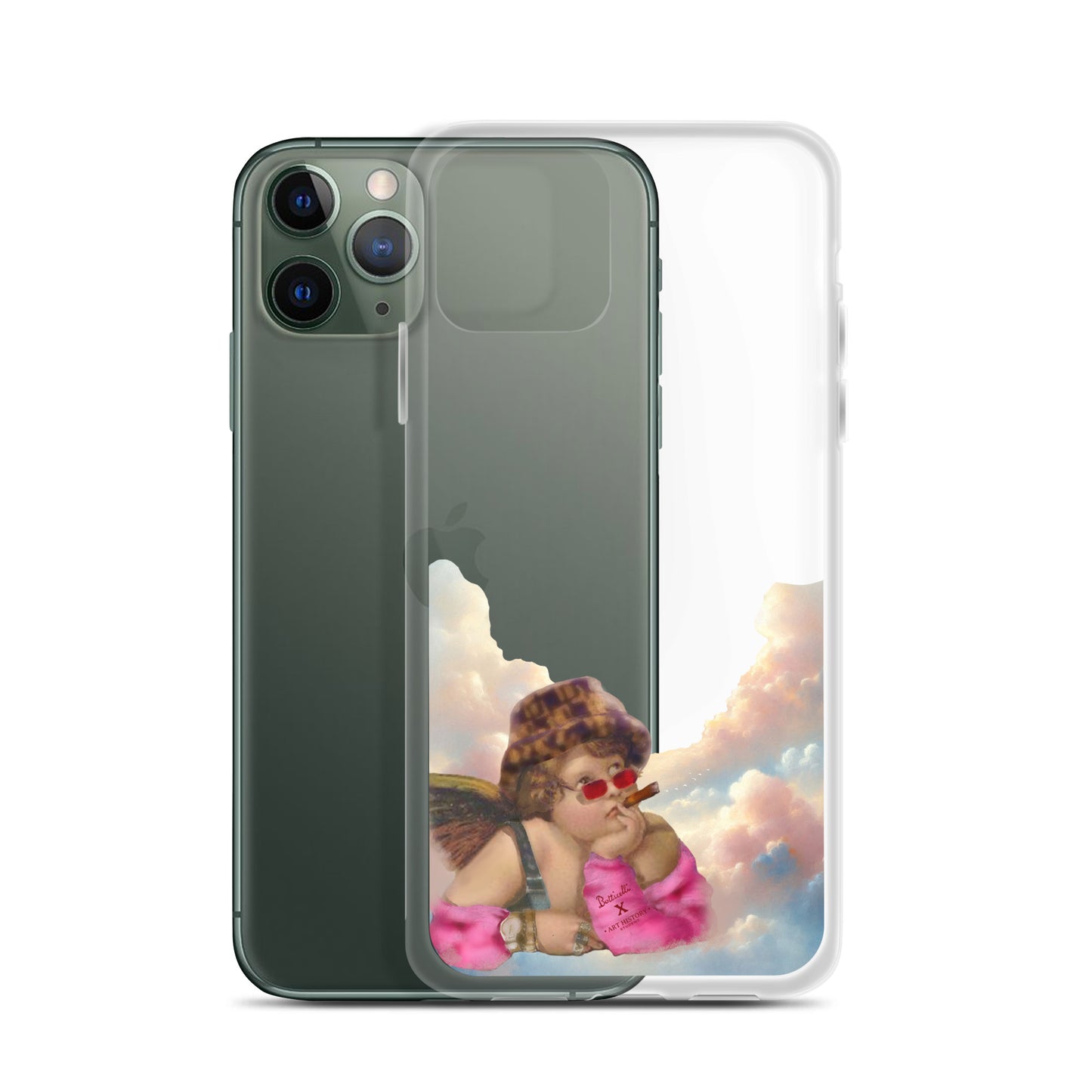 A Cute Cherub by Raphael x Art History Student Clear iPhone Case