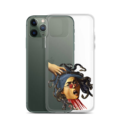 Medusa by Caravaggio x Art History Student Clear iPhone® Case