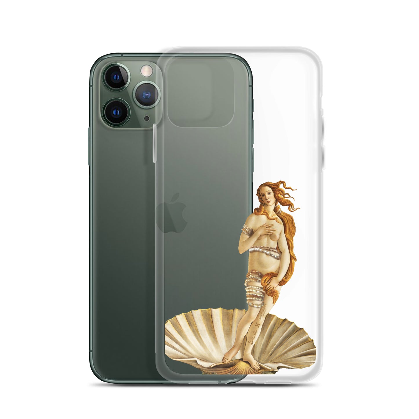 Birth of Venus by Botticelli x Art History Student Clear iPhone® Case