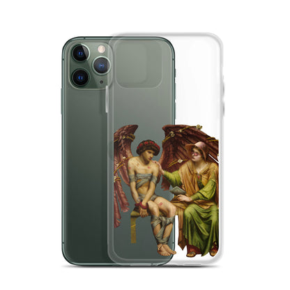 Hope Comforting Love in Bondage by Sidney Harold Meteyard x Art History Student Clear iPhone® Case