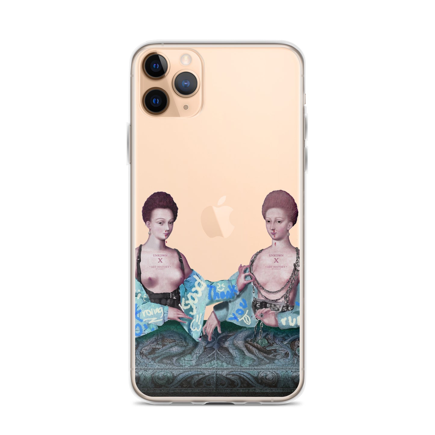 Gabrielle d'Estrées et une de ses soeurs by Unkown x Art History Student Clear iPhone® Case