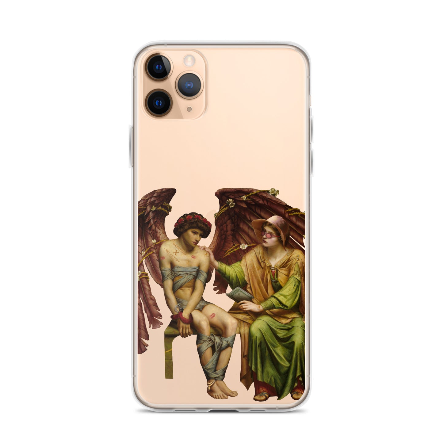 Hope Comforting Love in Bondage by Sidney Harold Meteyard x Art History Student Clear iPhone® Case