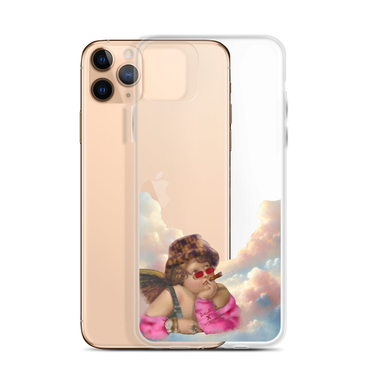 A Cute Cherub by Raphael x Art History Student Clear iPhone Case