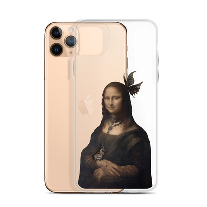 Mona Lisa by Leonardo da Vinci x Art History Student Clear iPhone® Case