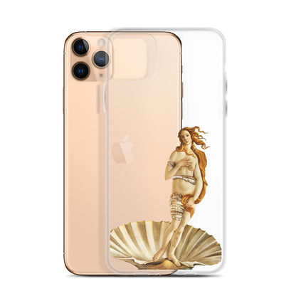 Birth of Venus by Botticelli x Art History Student Clear iPhone® Case