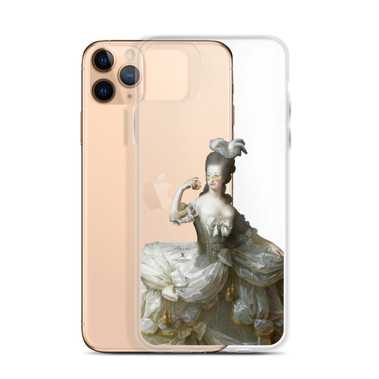 Portrait of Marie Antoinette by Élisabeth Vigée Le Brun x Art History Student Clear iPhone® Case