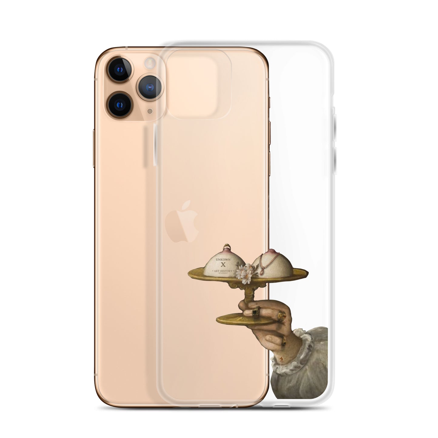 Breast Cancer Awareness by Unknown x Art History Student Clear iPhone® Case