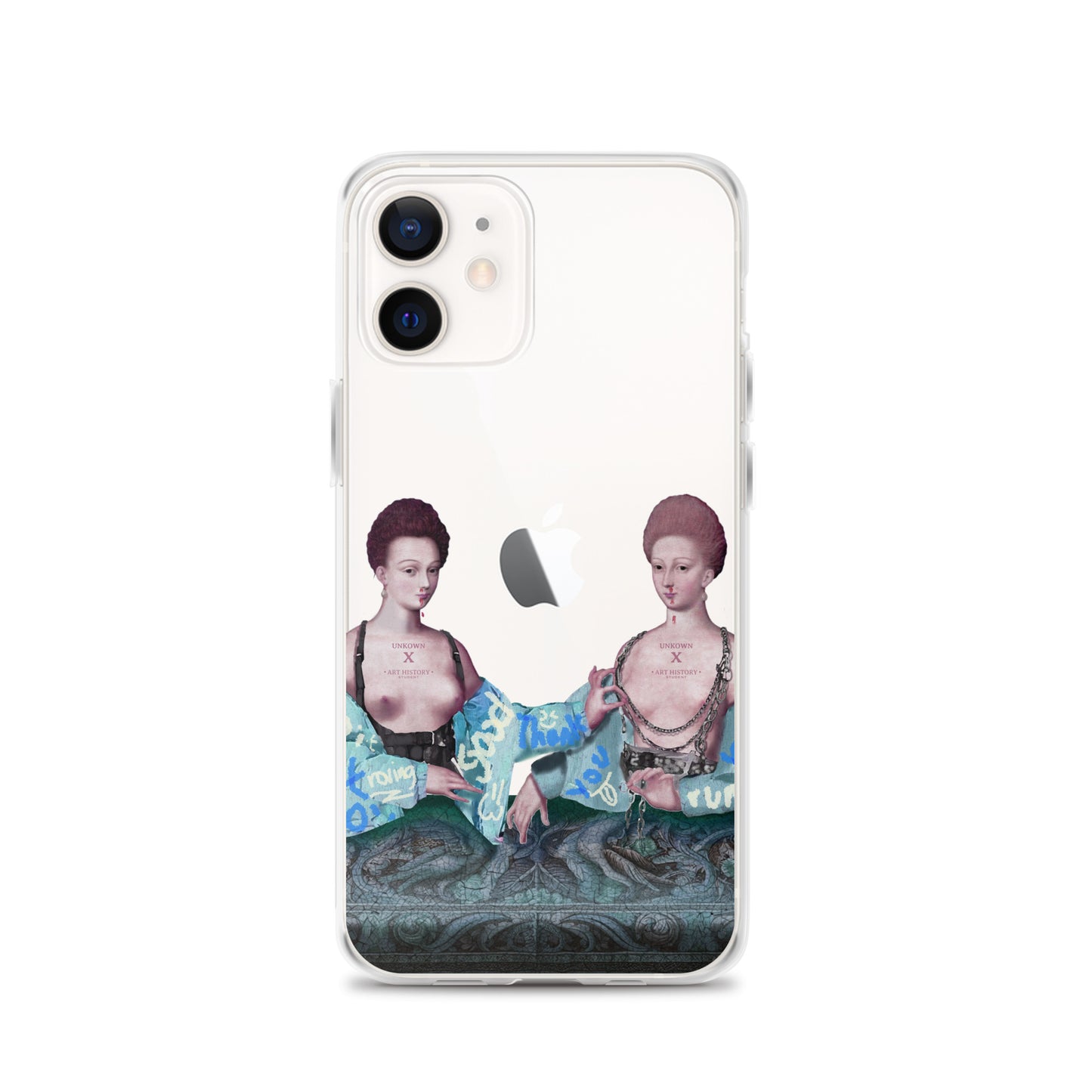 Gabrielle d'Estrées et une de ses soeurs by Unkown x Art History Student Clear iPhone® Case