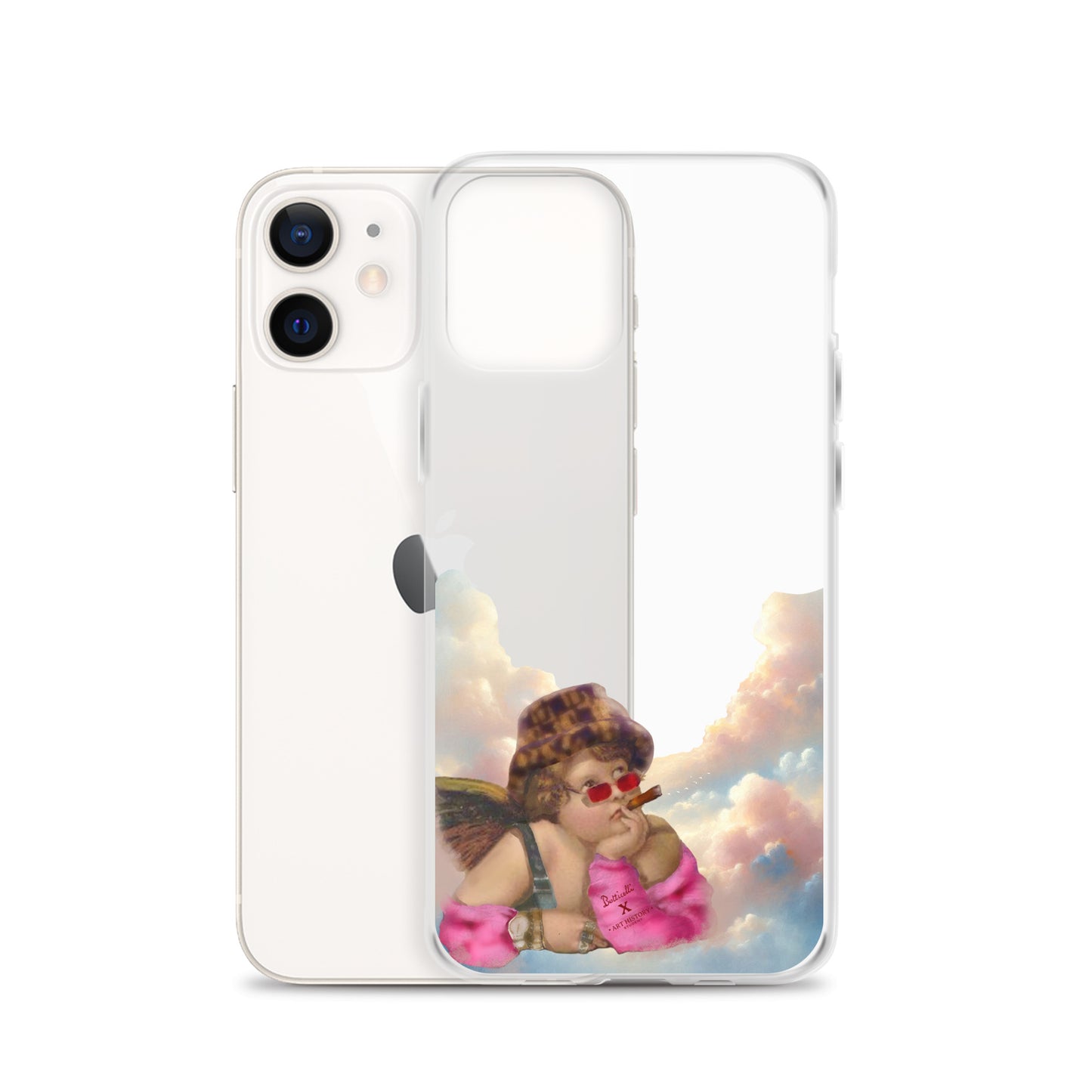 A Cute Cherub by Raphael x Art History Student Clear iPhone Case