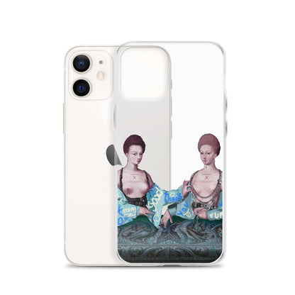 Gabrielle d'Estrées et une de ses soeurs by Unkown x Art History Student Clear iPhone® Case