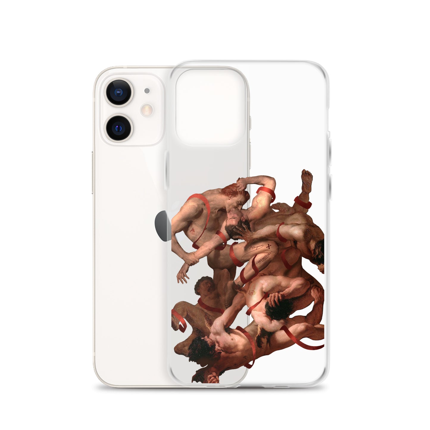 Dante and Virgil by William-Adolphe Bouguereau x Art History Student Clear iPhone® Case