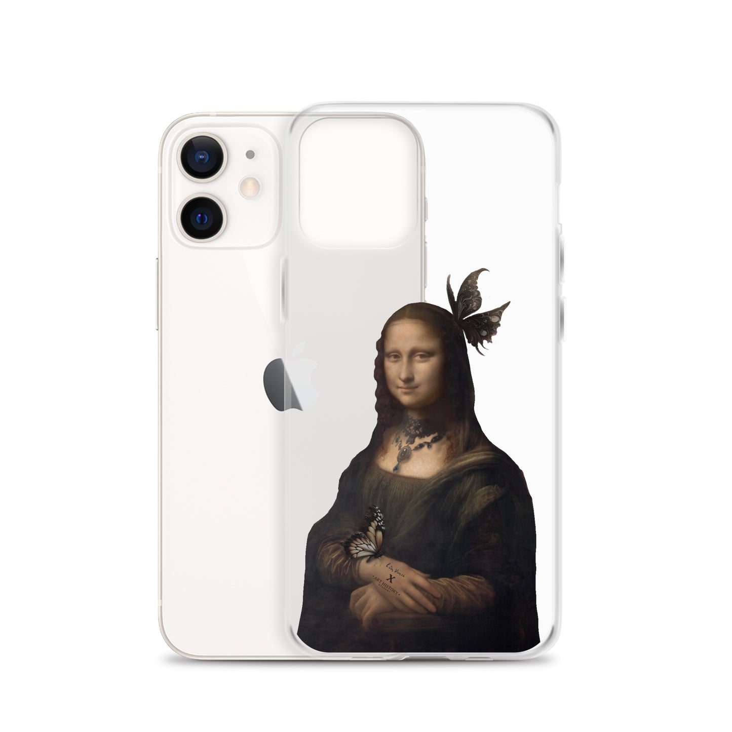 Mona Lisa by Leonardo da Vinci x Art History Student Clear iPhone® Case