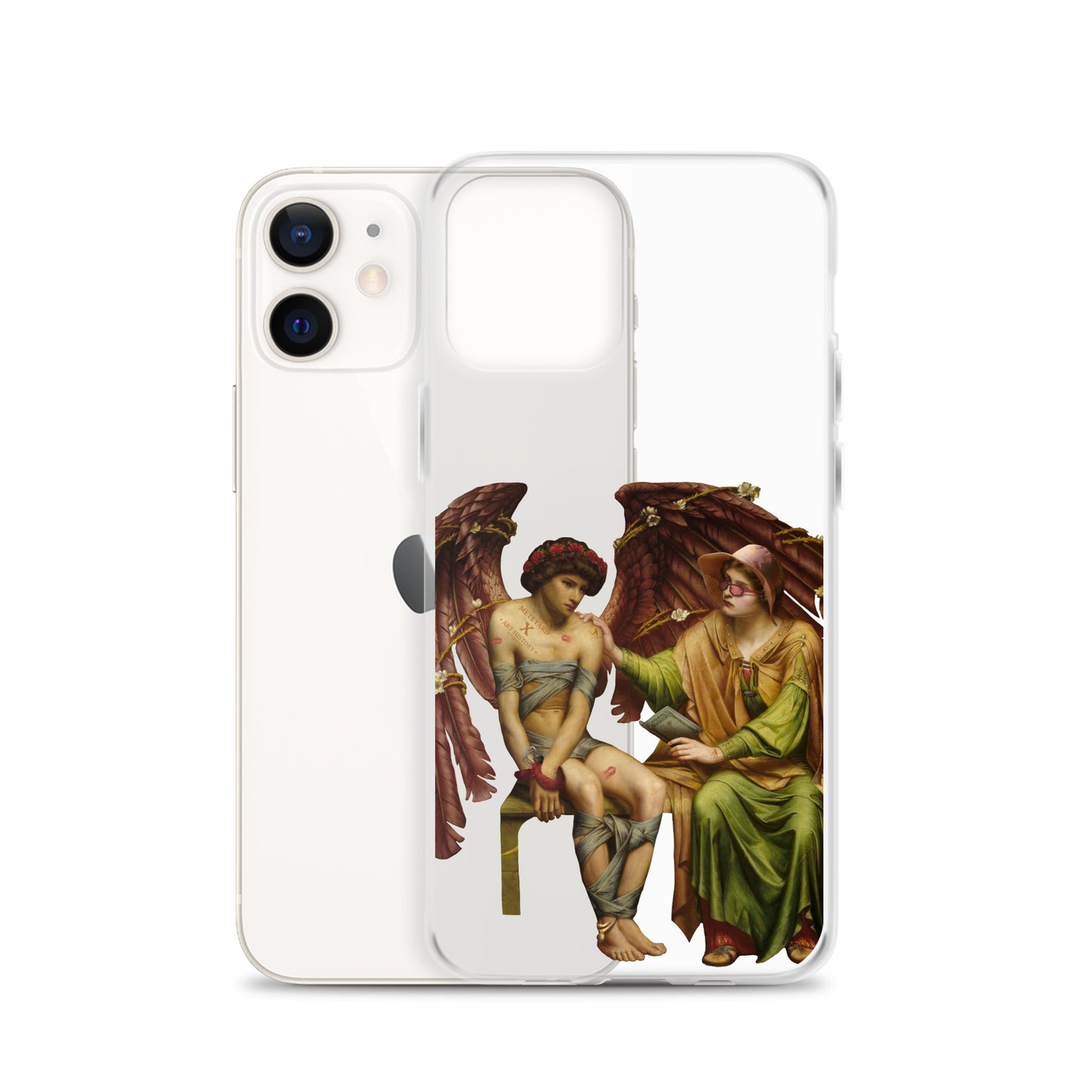 Hope Comforting Love in Bondage by Sidney Harold Meteyard x Art History Student Clear iPhone® Case