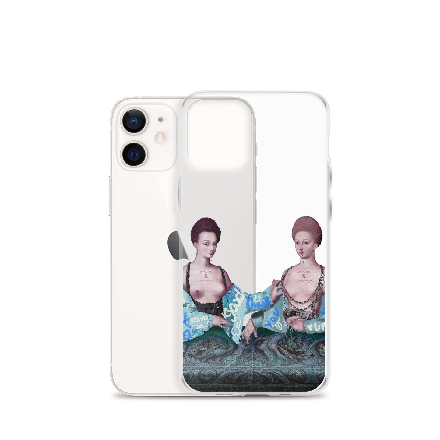 Gabrielle d'Estrées et une de ses soeurs by Unkown x Art History Student Clear iPhone® Case