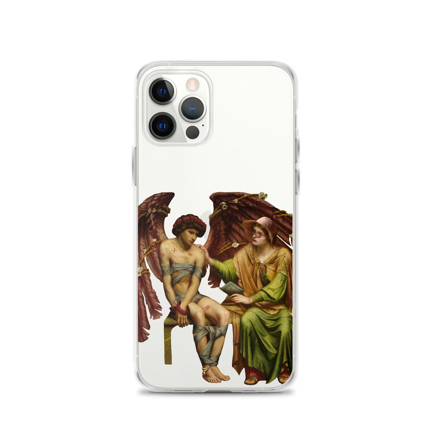 Hope Comforting Love in Bondage by Sidney Harold Meteyard x Art History Student Clear iPhone® Case