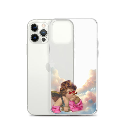 A Cute Cherub by Raphael x Art History Student Clear iPhone Case