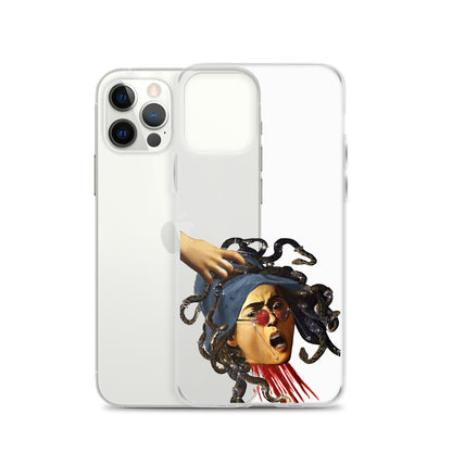 Medusa by Caravaggio x Art History Student Clear iPhone® Case