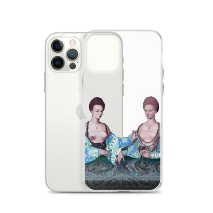 Gabrielle d'Estrées et une de ses soeurs by Unkown x Art History Student Clear iPhone® Case