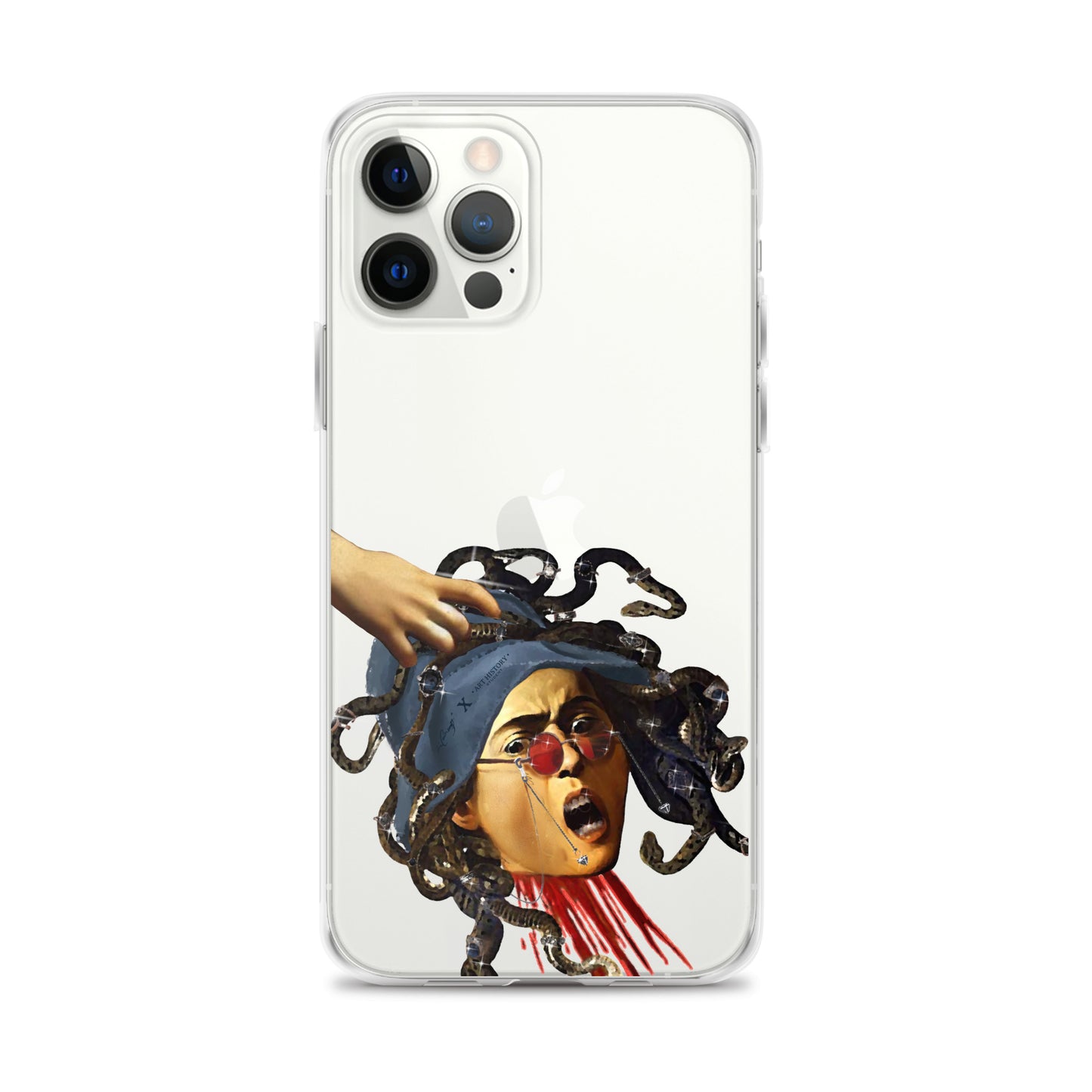 Medusa by Caravaggio x Art History Student Clear iPhone® Case