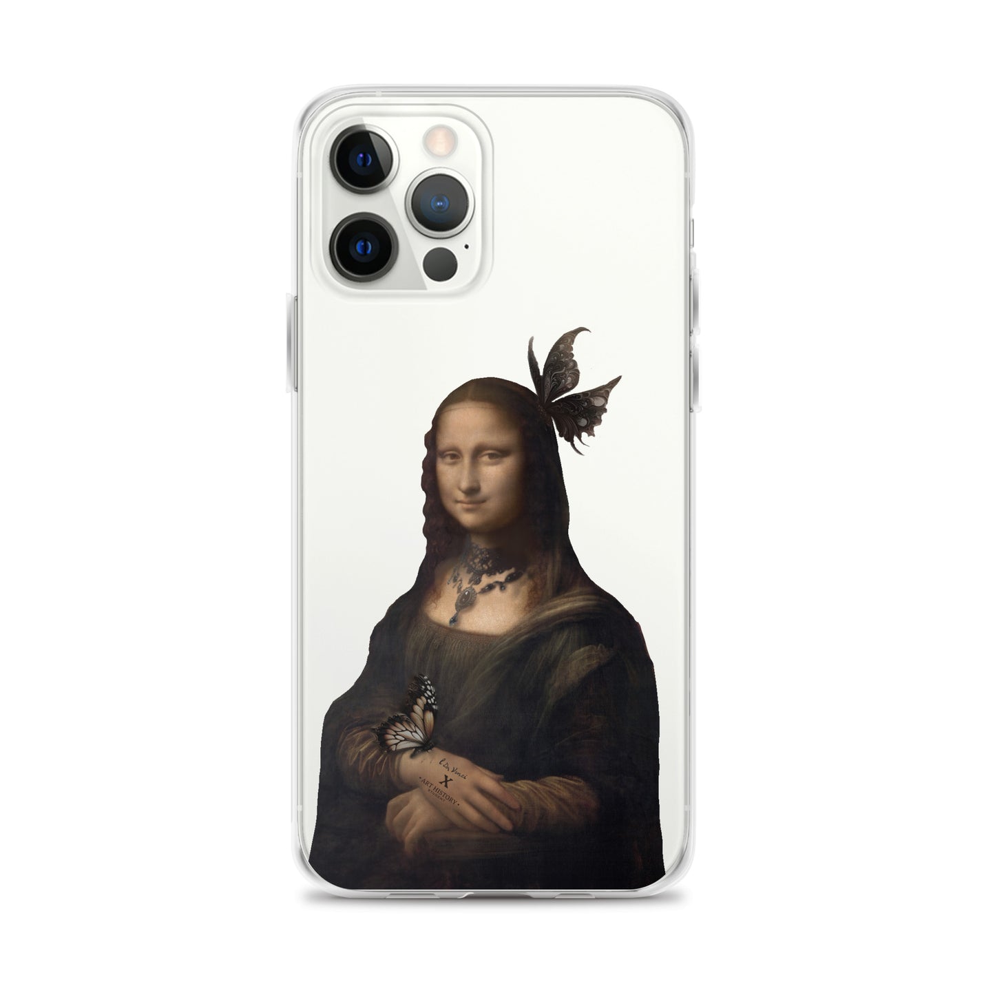 Mona Lisa by Leonardo da Vinci x Art History Student Clear iPhone® Case