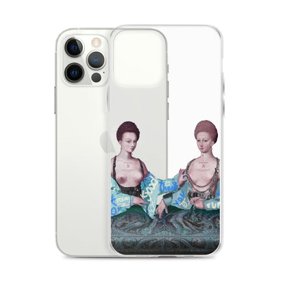 Gabrielle d'Estrées et une de ses soeurs by Unkown x Art History Student Clear iPhone® Case