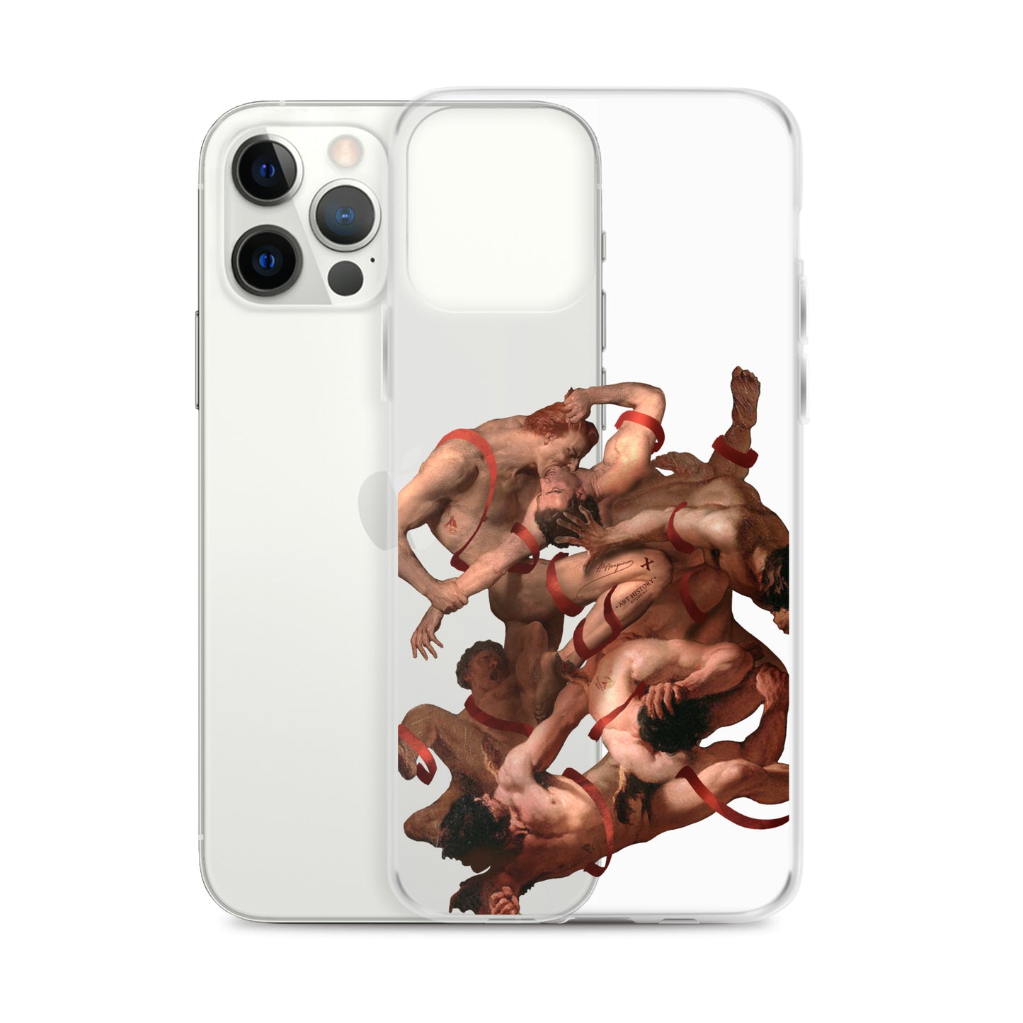 Dante and Virgil by William-Adolphe Bouguereau x Art History Student Clear iPhone® Case