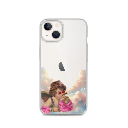 A Cute Cherub by Raphael x Art History Student Clear iPhone Case