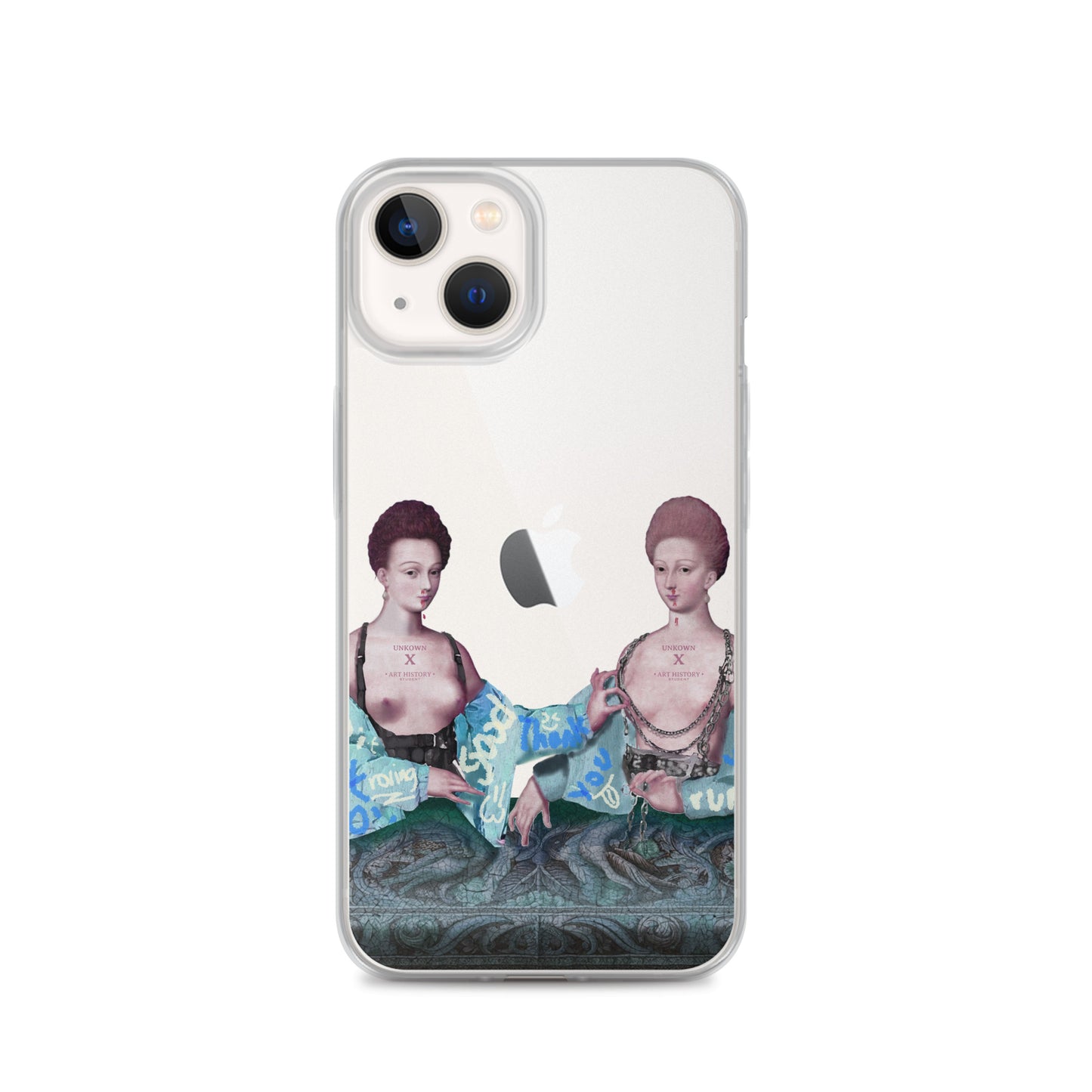 Gabrielle d'Estrées et une de ses soeurs by Unkown x Art History Student Clear iPhone® Case