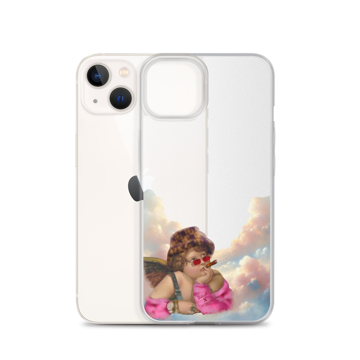 A Cute Cherub by Raphael x Art History Student Clear iPhone Case