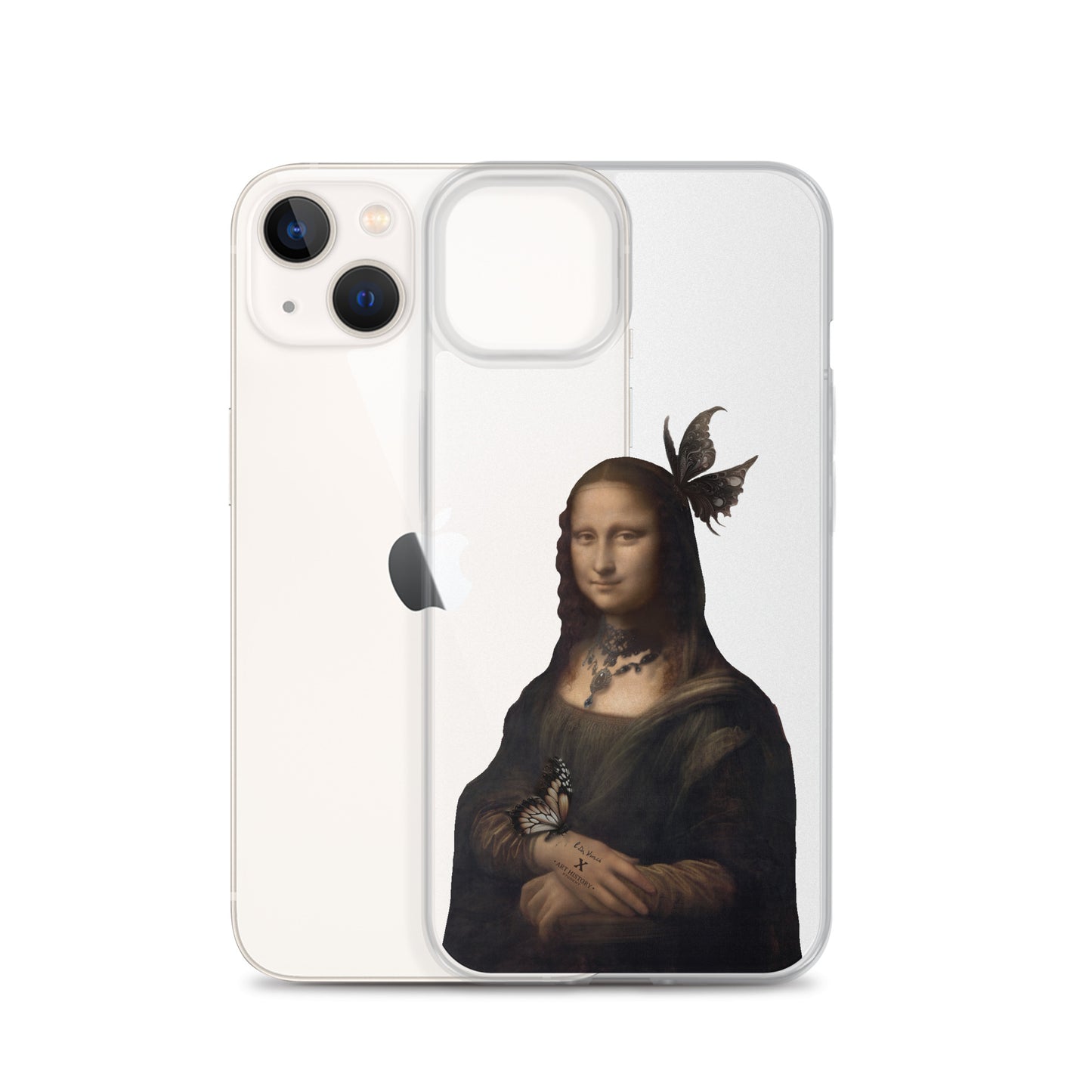 Mona Lisa by Leonardo da Vinci x Art History Student Clear iPhone® Case