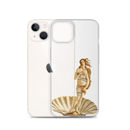 Birth of Venus by Botticelli x Art History Student Clear iPhone® Case