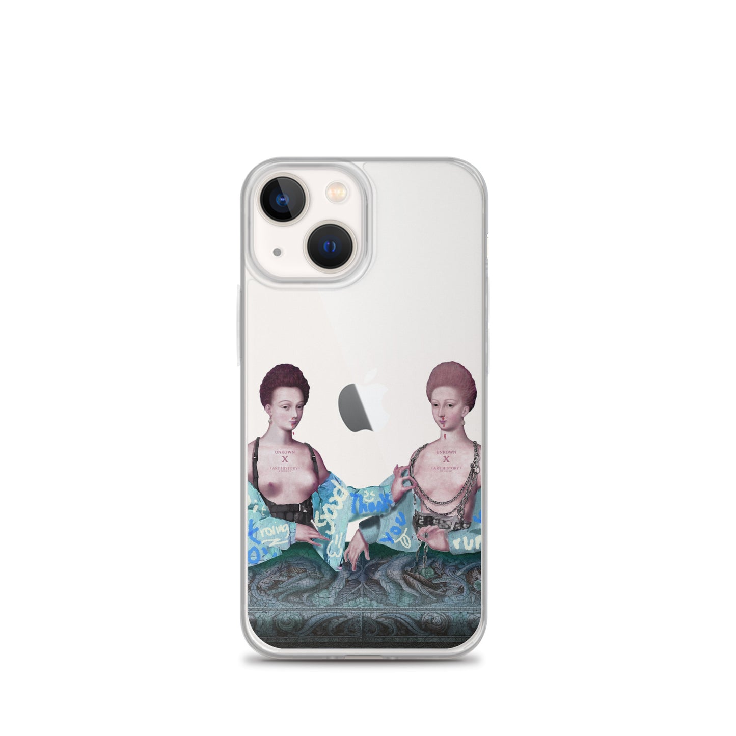 Gabrielle d'Estrées et une de ses soeurs by Unkown x Art History Student Clear iPhone® Case