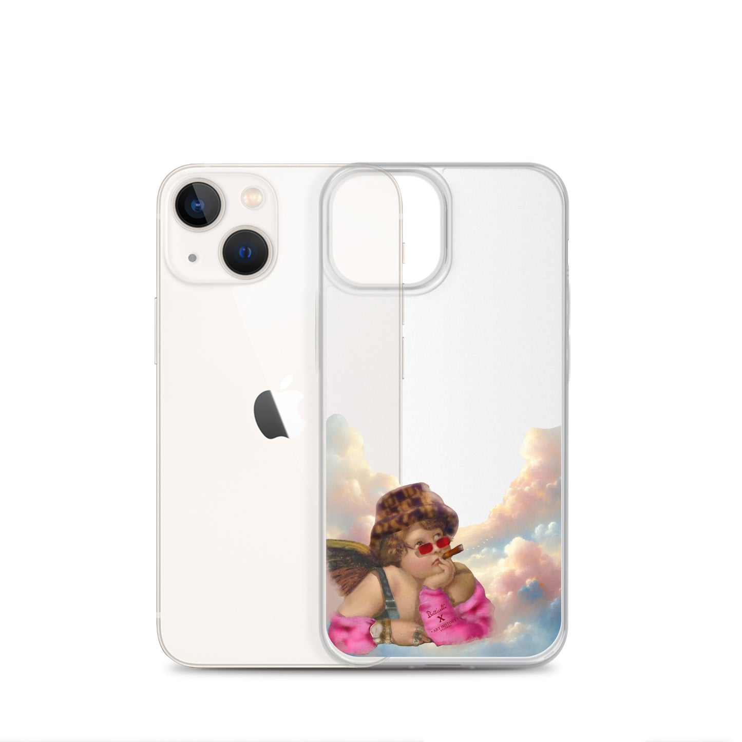 A Cute Cherub by Raphael x Art History Student Clear iPhone Case