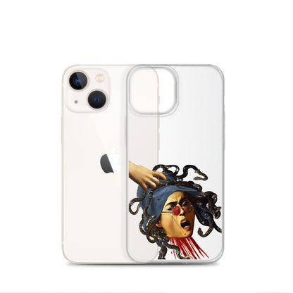 Medusa by Caravaggio x Art History Student Clear iPhone® Case