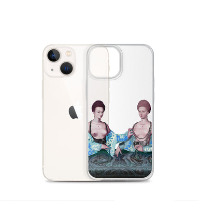 Gabrielle d'Estrées et une de ses soeurs by Unkown x Art History Student Clear iPhone® Case