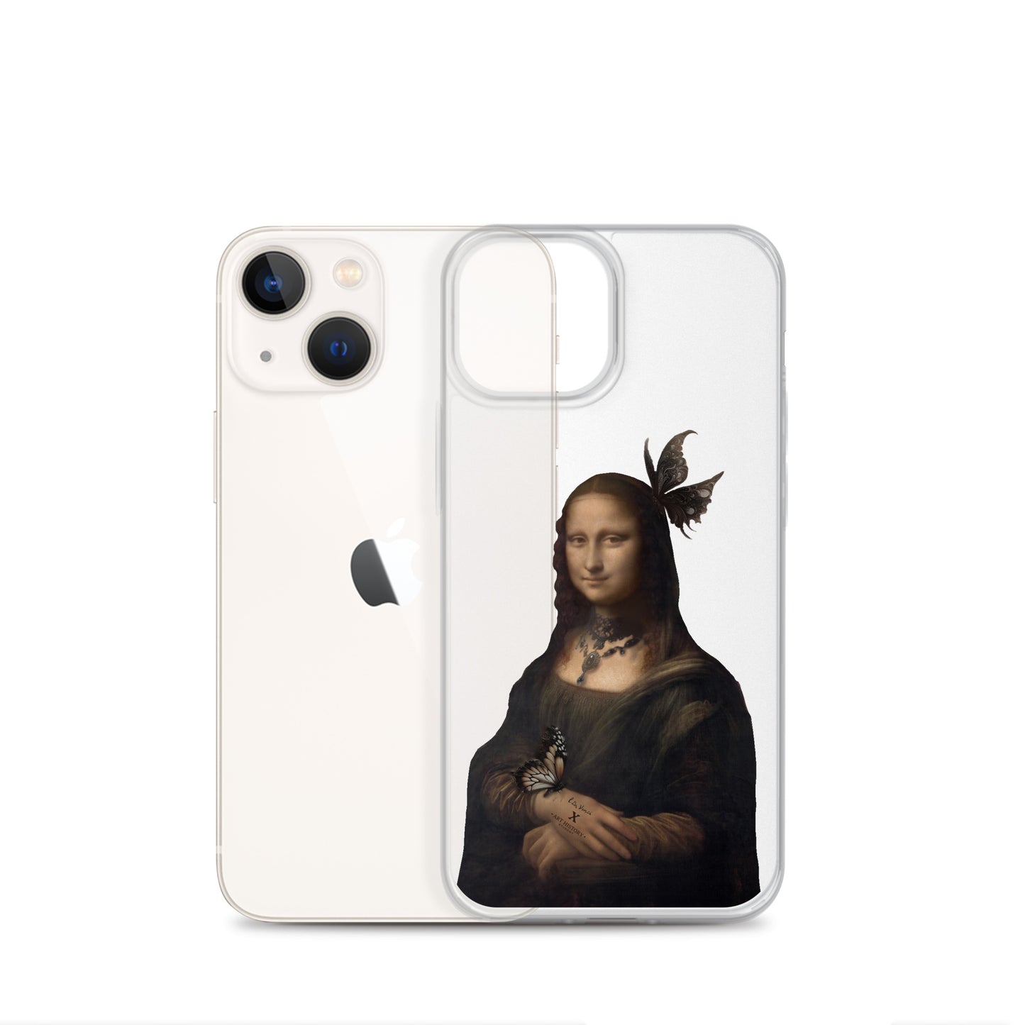 Mona Lisa by Leonardo da Vinci x Art History Student Clear iPhone® Case