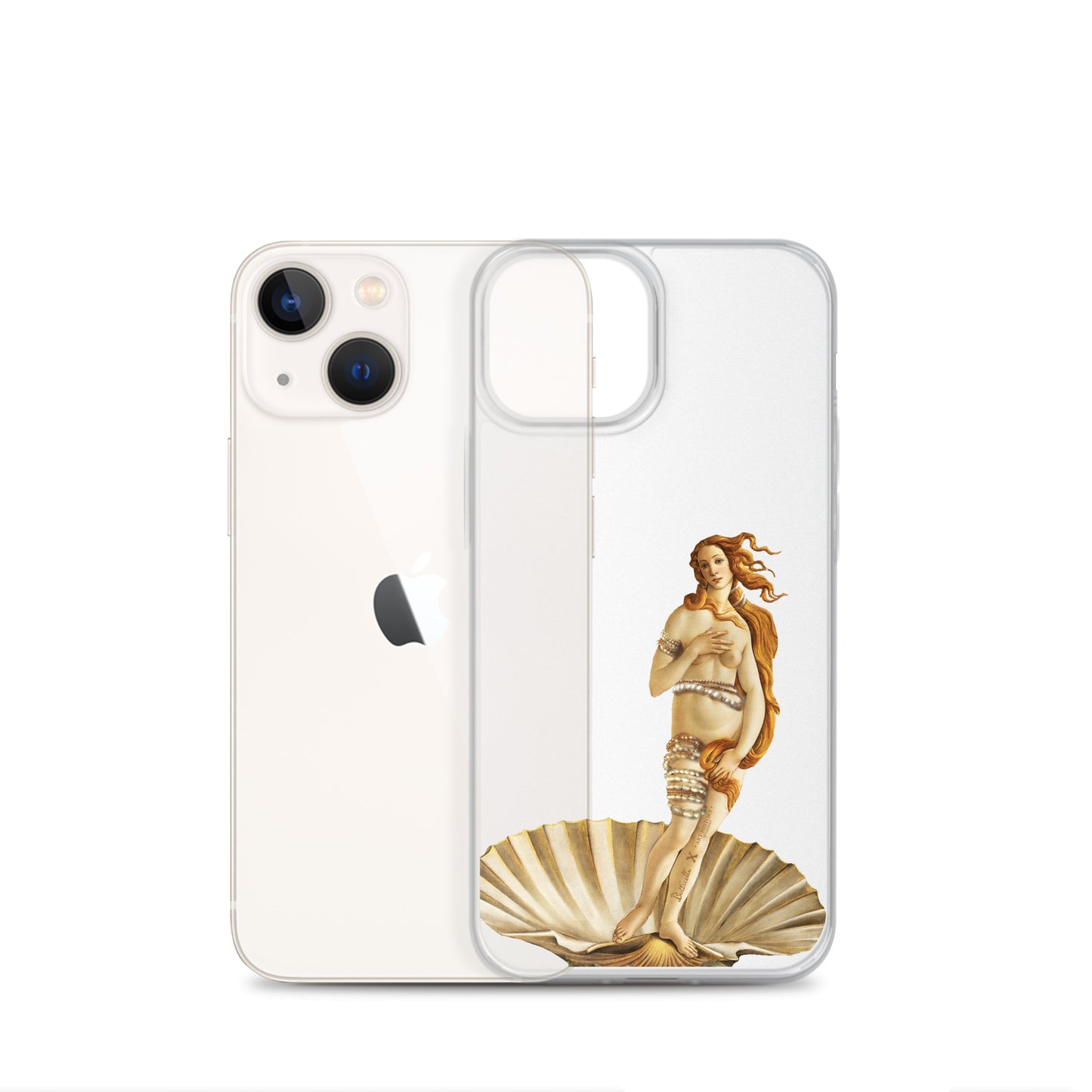 Birth of Venus by Botticelli x Art History Student Clear iPhone® Case