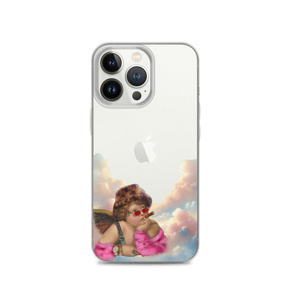 A Cute Cherub by Raphael x Art History Student Clear iPhone Case