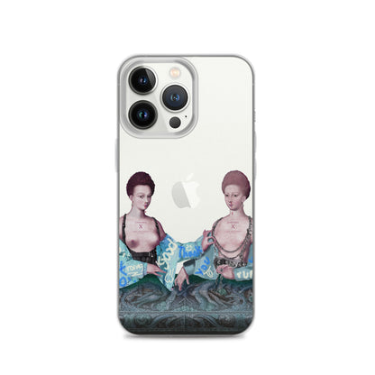 Gabrielle d'Estrées et une de ses soeurs by Unkown x Art History Student Clear iPhone® Case