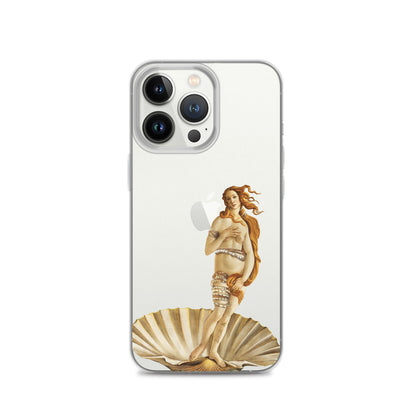 Birth of Venus by Botticelli x Art History Student Clear iPhone® Case